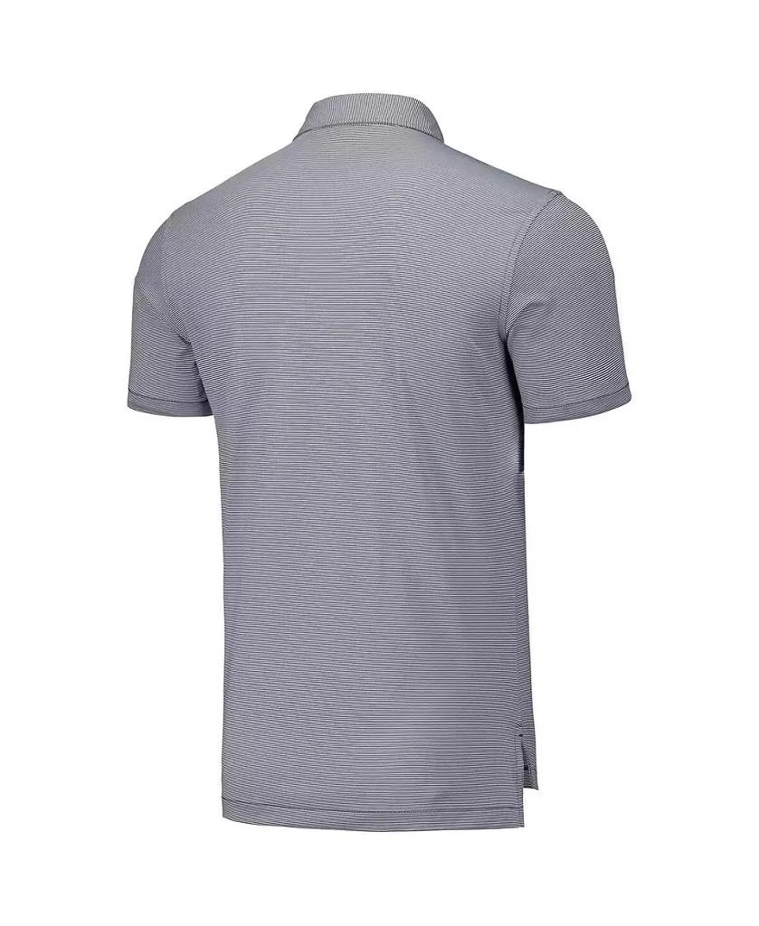 商品Peter Millar|Men's Navy Atlanta Braves Jubilee Stripe Stretch Jersey Polo,价格¥1189,第3张图片详细描述