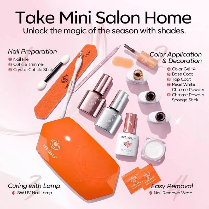 Juice Jelly - Mini Salon Gel Nail Polish Kit 商品