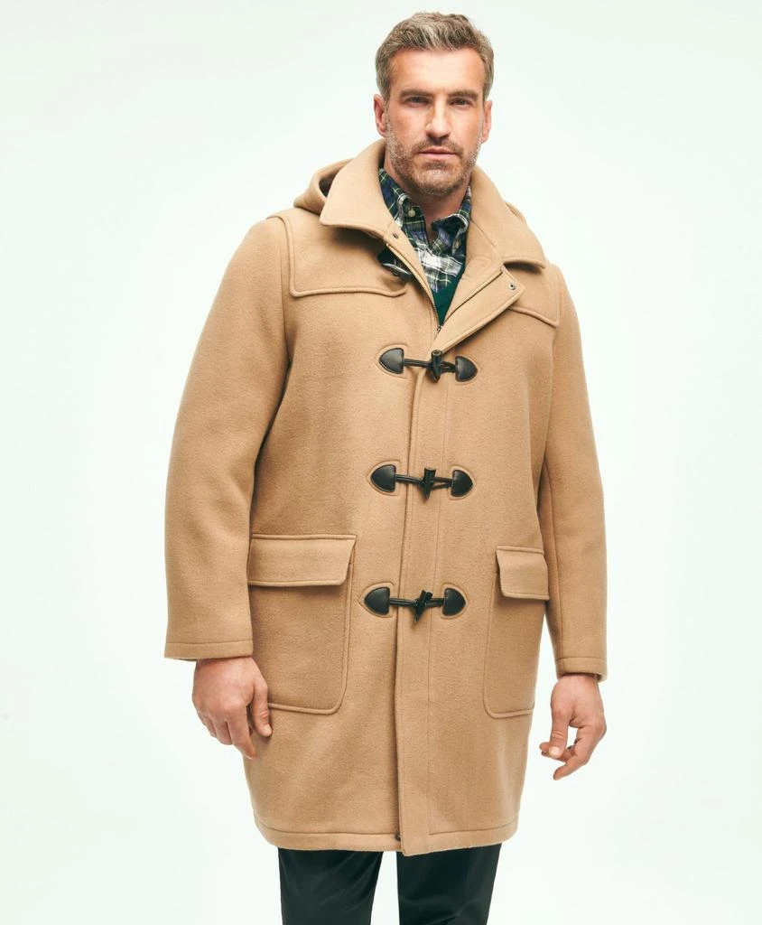 商品Brooks Brothers|Big & Tall Classic Wool Duffle Coat,价格¥4630,第2张图片详细描述