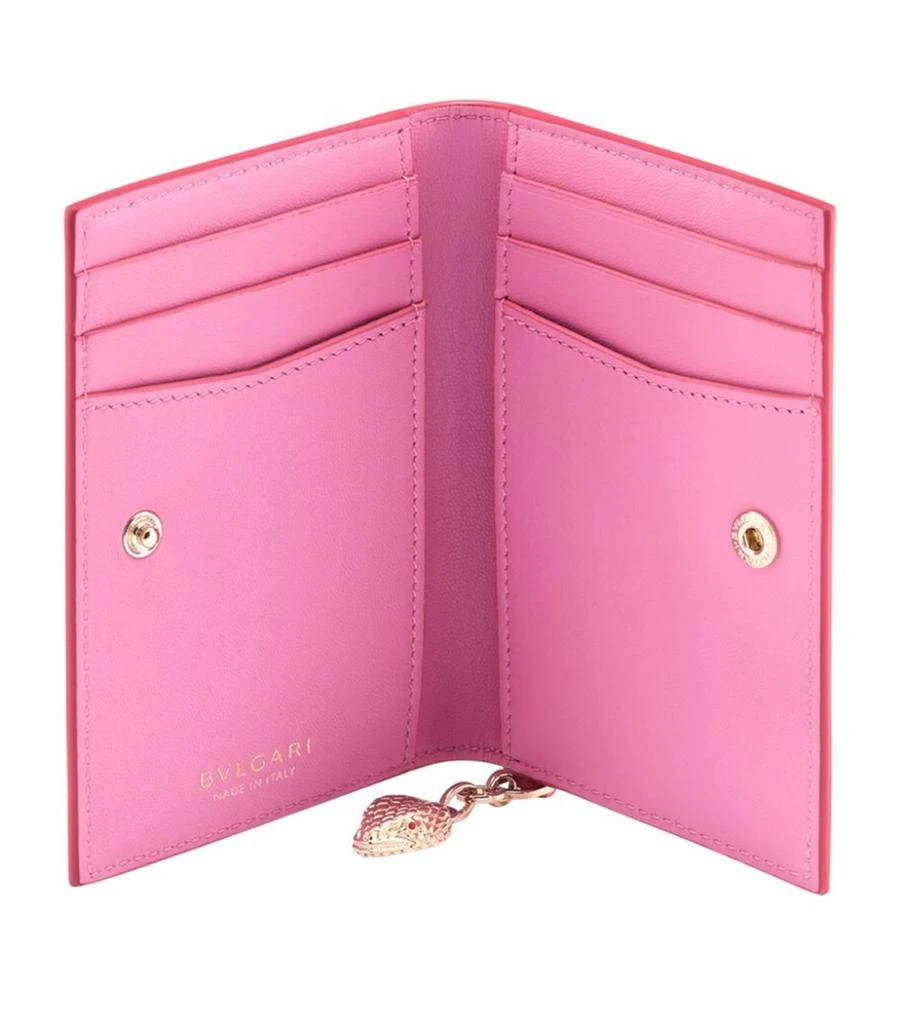 商品BVLGARI|Leather Serpenti Forever Wallet,价格¥3130,第3张图片详细描述