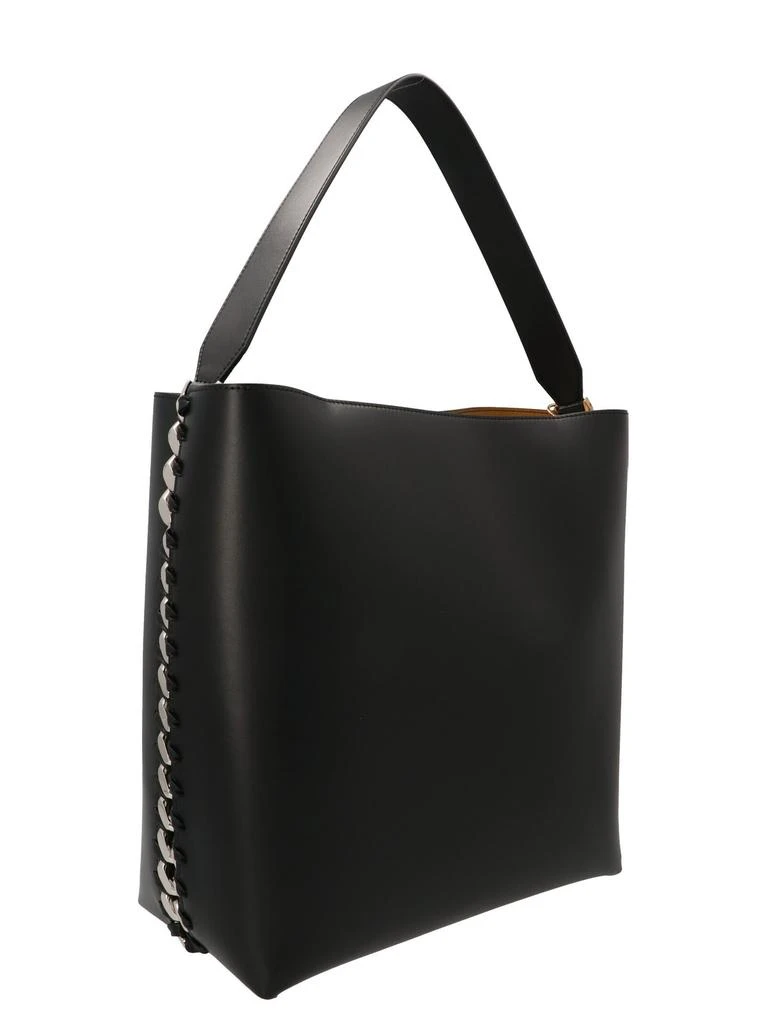 商品Stella McCartney|Stella McCartney Frayme Logo Charm Tote Bag,价格¥7520,第2张图片详细描述