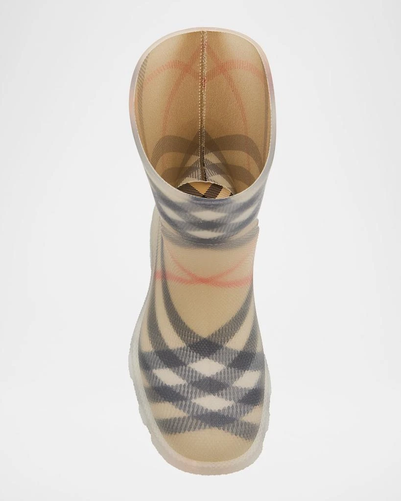 商品Burberry|Kid's Marsh Check Rain Boots, Toddler/Kid,价格¥2833,第4张图片详细描述