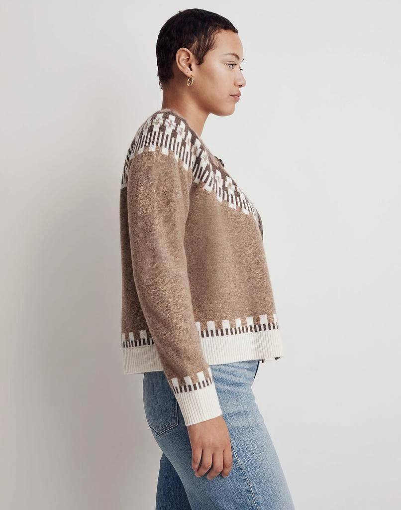 商品Madewell|Fair Isle Frankfort Cardigan Sweater,价格¥709,第2张图片详细描述