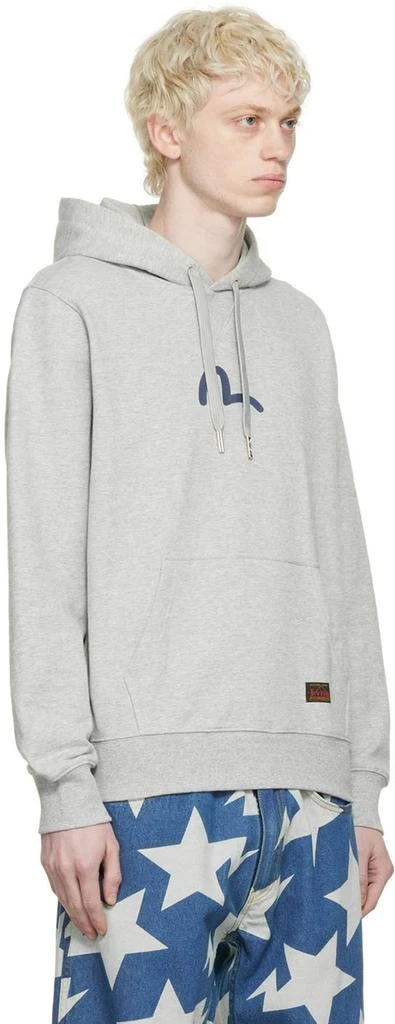 商品Evisu|灰色棉质连帽衫,价格¥2294,第2张图片详细描述