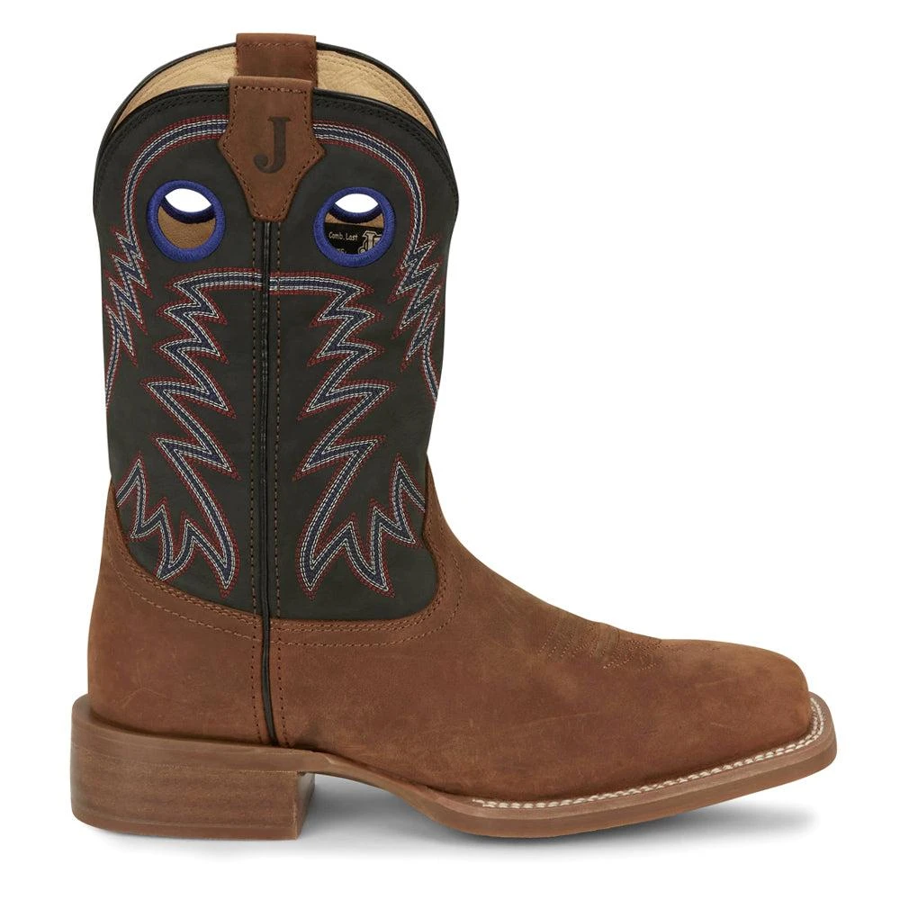 商品Justin Boots|Show Stopper 11 Inch Wide Square Toe Cowboy Boots,价格¥1501,第1张图片