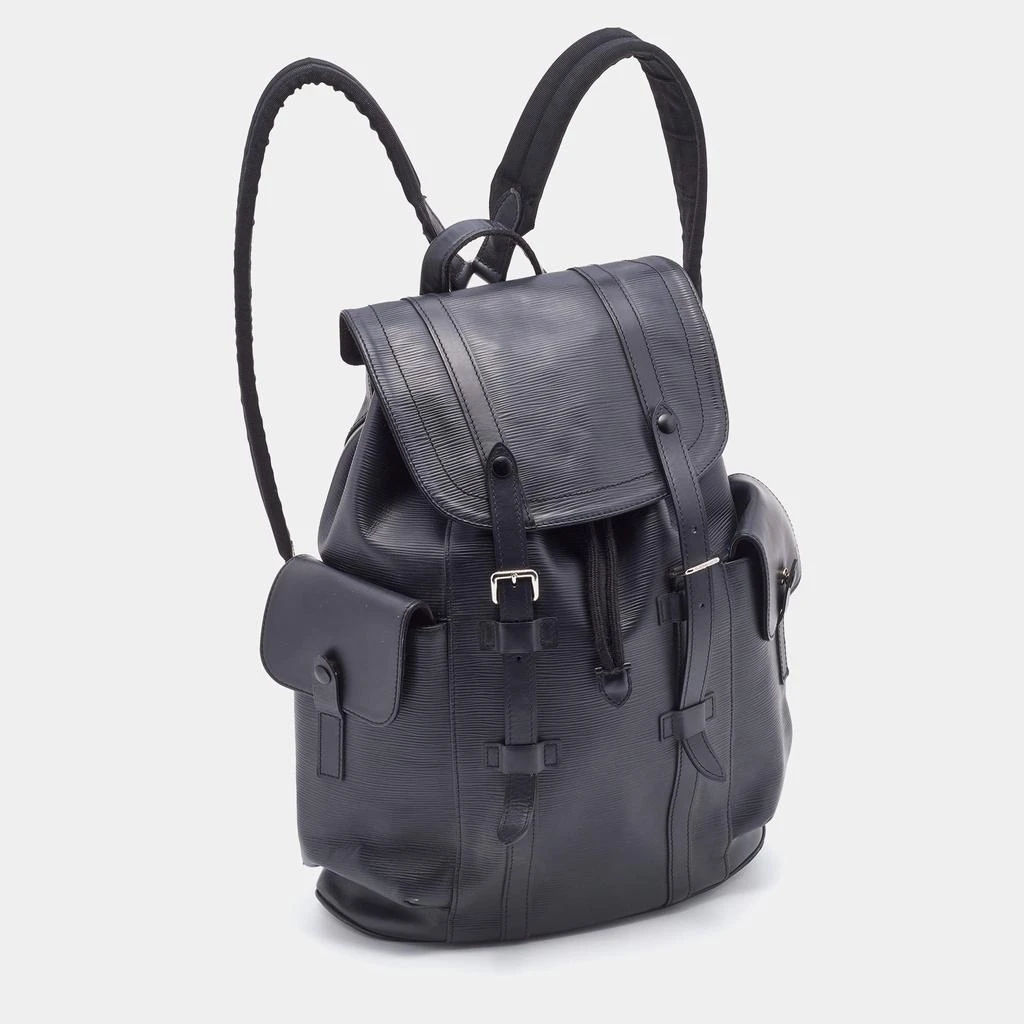 商品[二手商品] Louis Vuitton|Louis Vuitton Black Epi Leather Christopher MM Backpack,价格¥9082,第3张图片详细描述