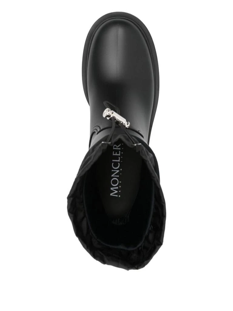 商品Moncler|Moncler Black 'Kickstream' Rain Boots,价格¥2559,第2张图片详细描述