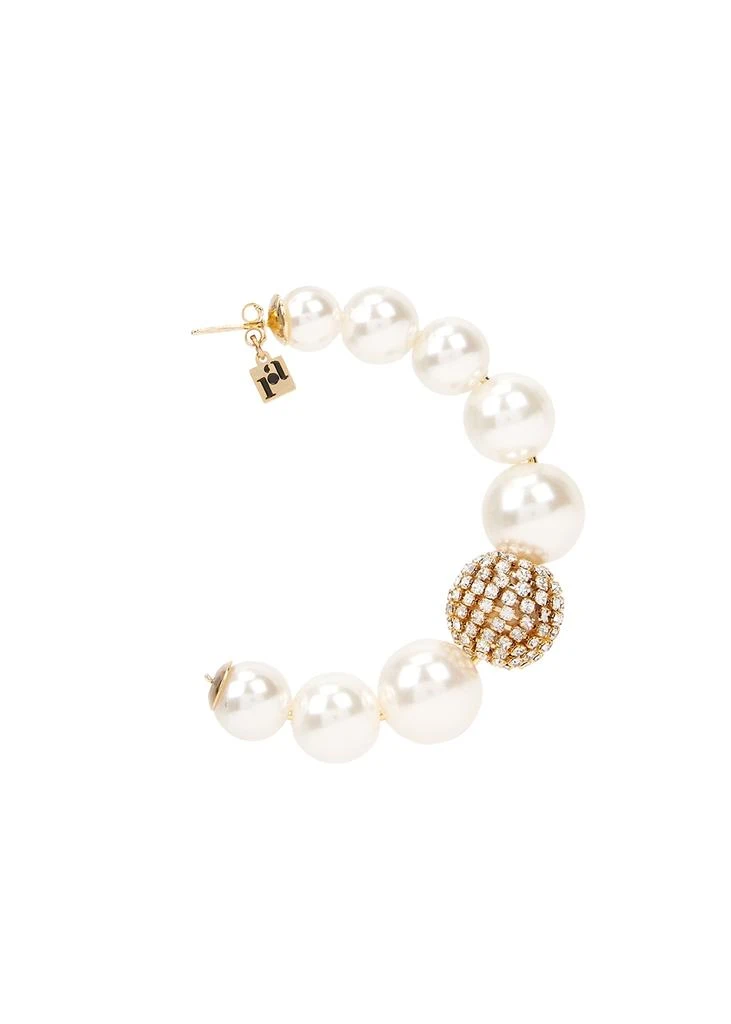 商品ROSANTICA|Bucaneve pearl hoop earrings,价格¥1732,第3张图片详细描述
