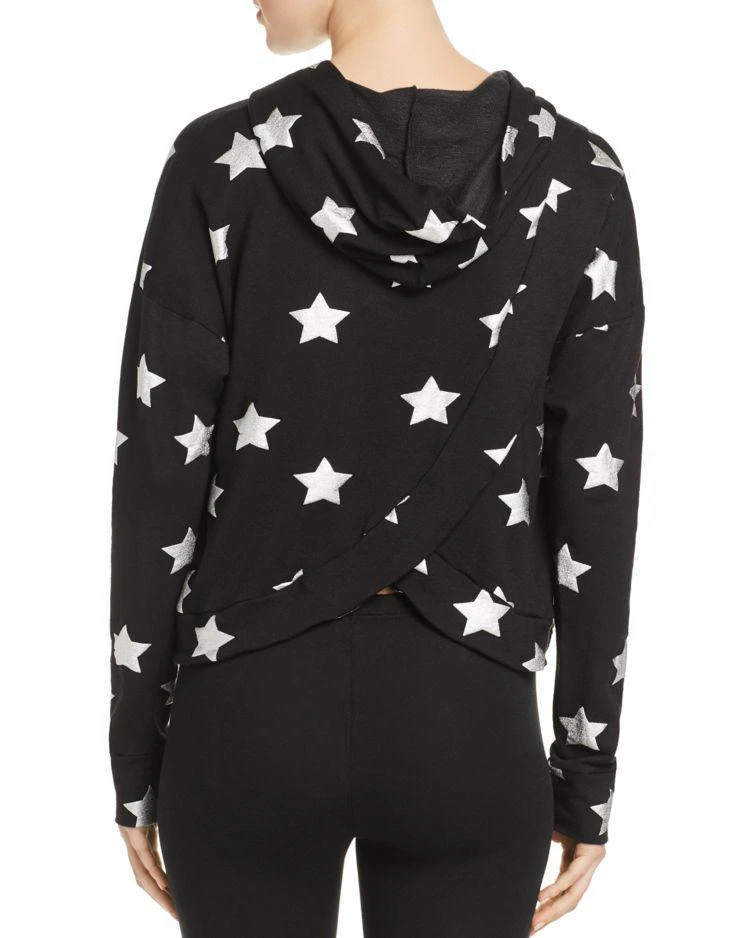 商品Terez|Terez Foiled Silver Star Print Hoodie,价格¥429,第2张图片详细描述