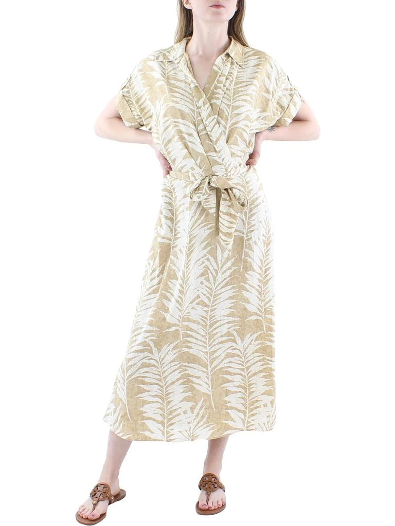商品Ralph Lauren|Womens Collared Long Maxi Dress,价格¥626,第1张图片
