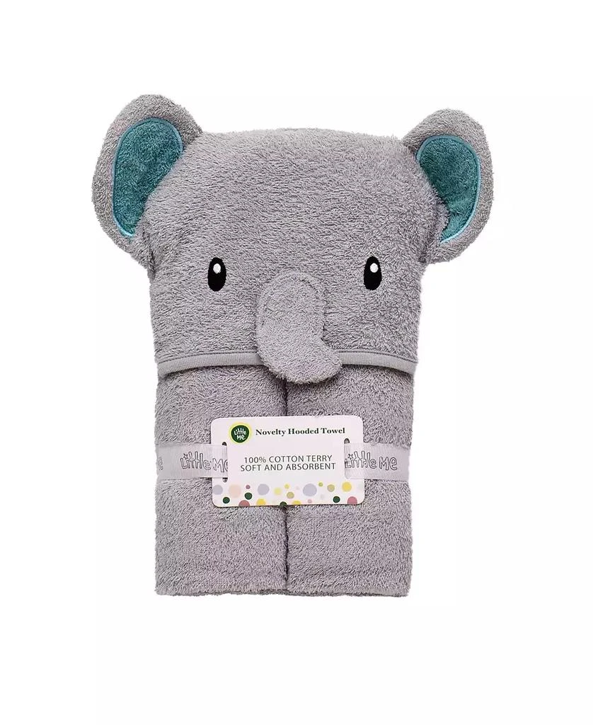 商品Little Me|Baby Boys Or Baby Girls Elephant Cotton Hooded Bath Towel,价格¥168,第3张图片详细描述