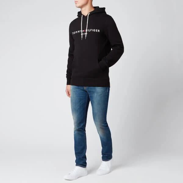 Tommy Hilfiger Men's Tommy Logo Hoodie - Jet Black 商品