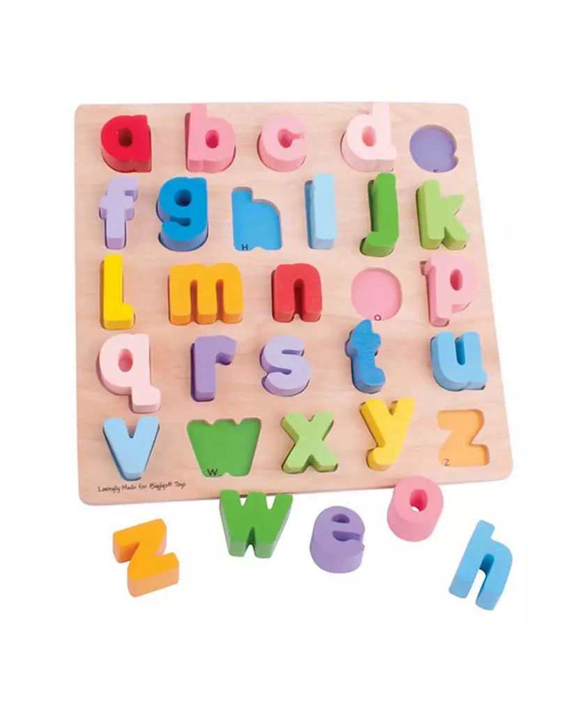 商品Bigjigs Toys|Chunky Alphabet Lowercase Puzzle, 26 Pieces,价格¥249,第1张图片