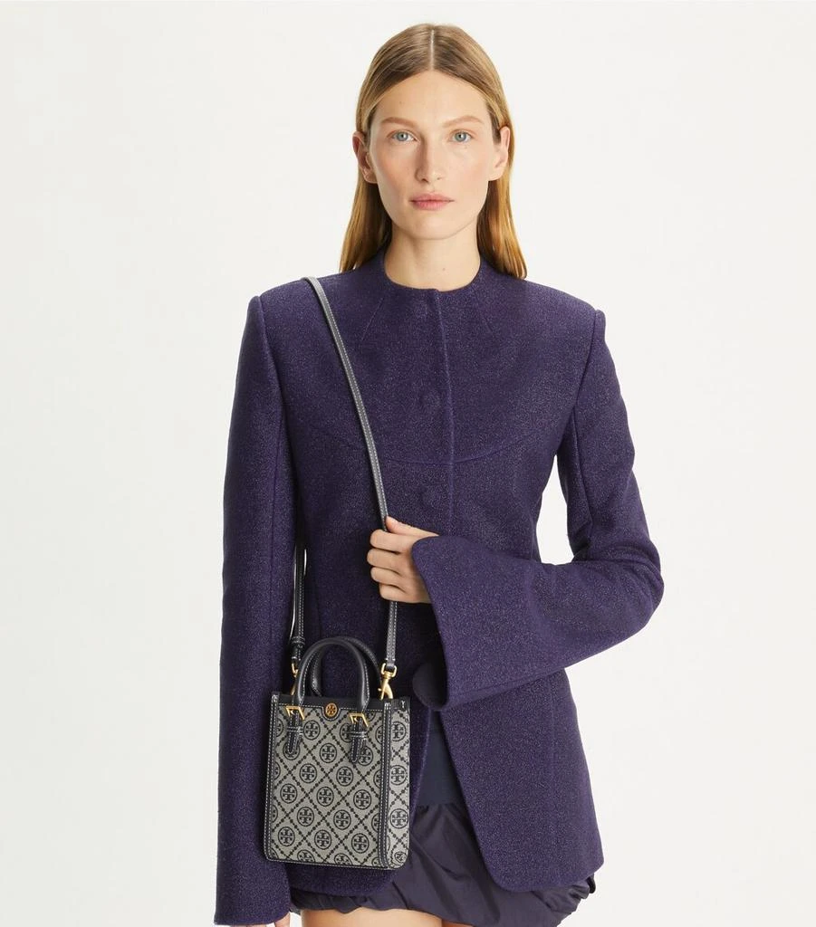 商品Tory Burch|Mini T Monogram Tote,价格¥2452,第2张图片详细描述