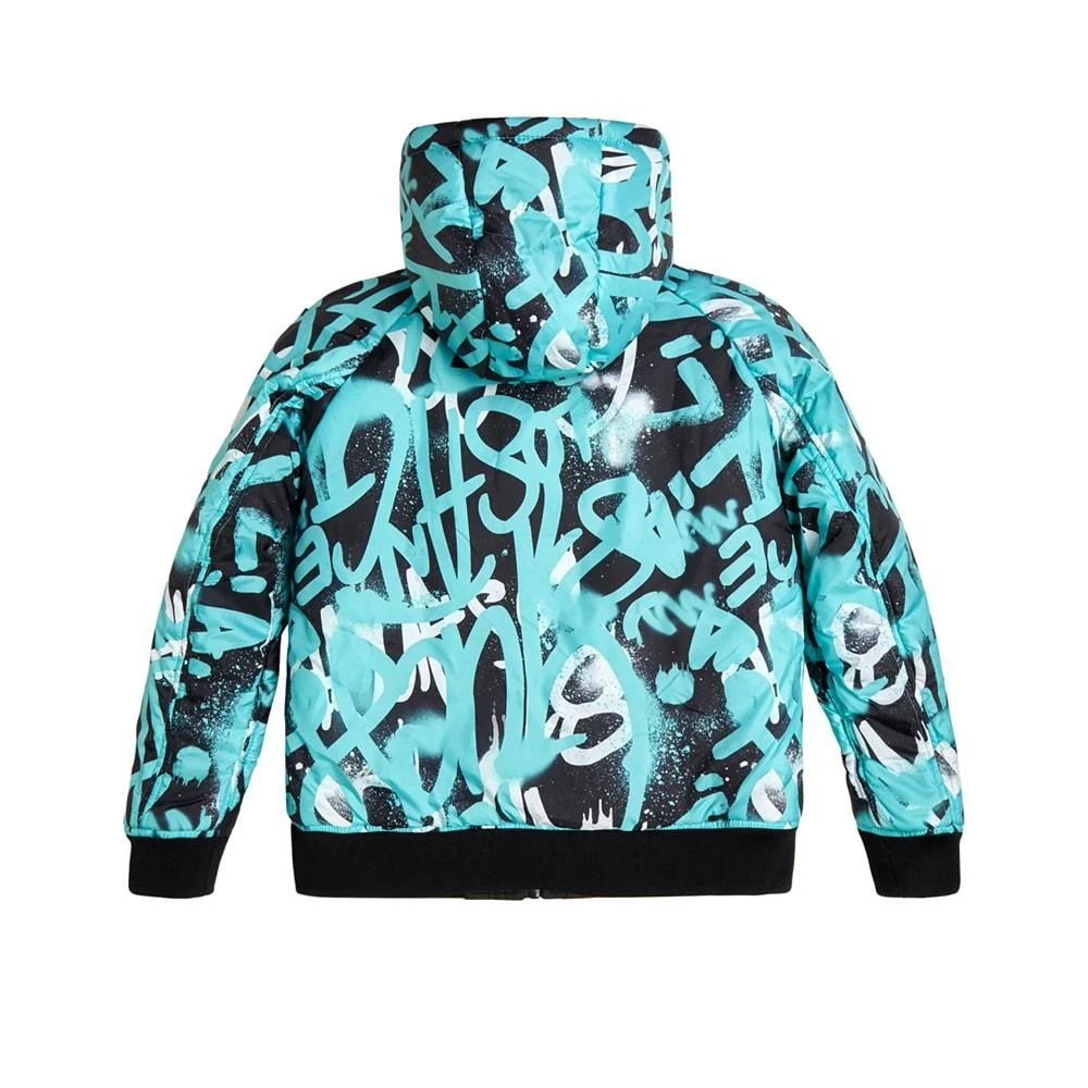 商品GUESS|Big Boys All Over Printed Reversible Padded Jacket,价格¥367,第2张图片详细描述