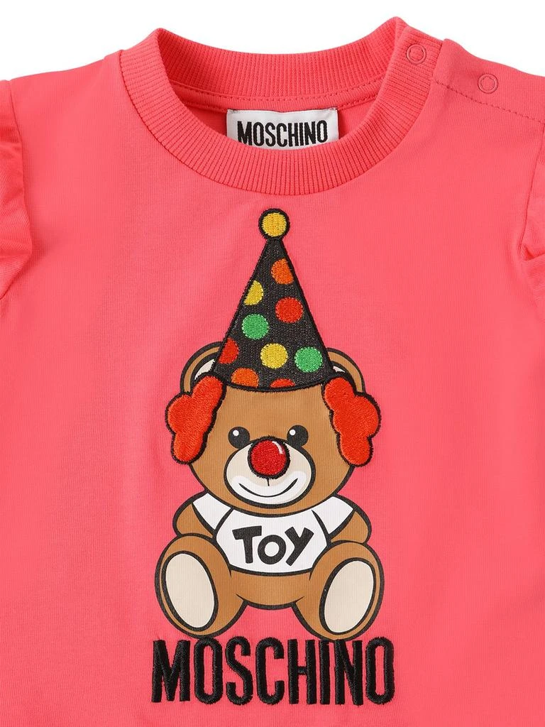 商品Moschino|Circus Toy Logo Cotton Jersey T-shirt,价格¥245,第1张图片详细描述