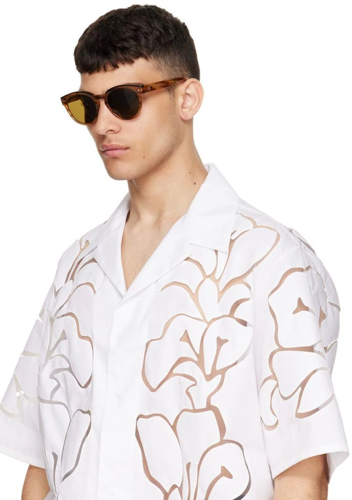 商品Giorgio Armani|黑色徽标太阳镜,价格¥3263,第4张图片详细描述