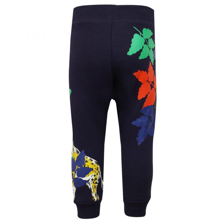 Dark Blue Jungle Pattern Polo Shirt & Trousers Set商品第8张图片规格展示