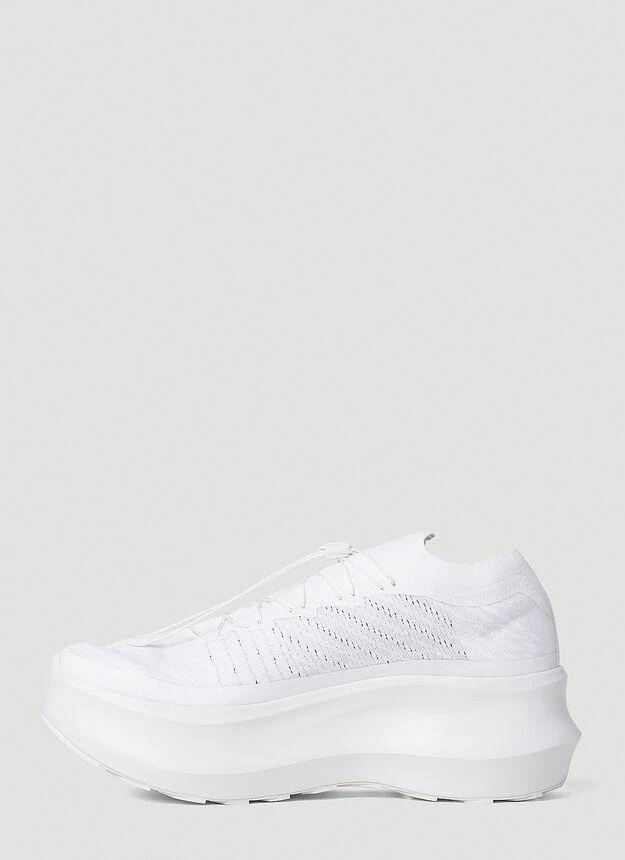 商品Comme des Garcons|Pulsar Platform Sneakers in White,价格¥3578,第3张图片详细描述