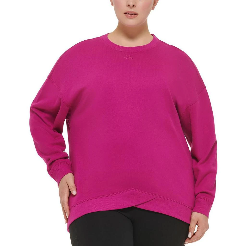商品Calvin Klein|Calvin Klein Performance Womens Plus Terry Cozy Sweatshirt,价格¥183-¥227,第2张图片详细描述