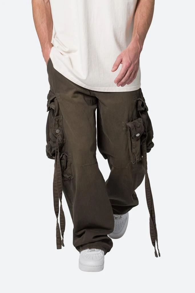 商品MNML|Strapped Multi Cargo Pants - Brown,价格¥205,第2张图片详细描述