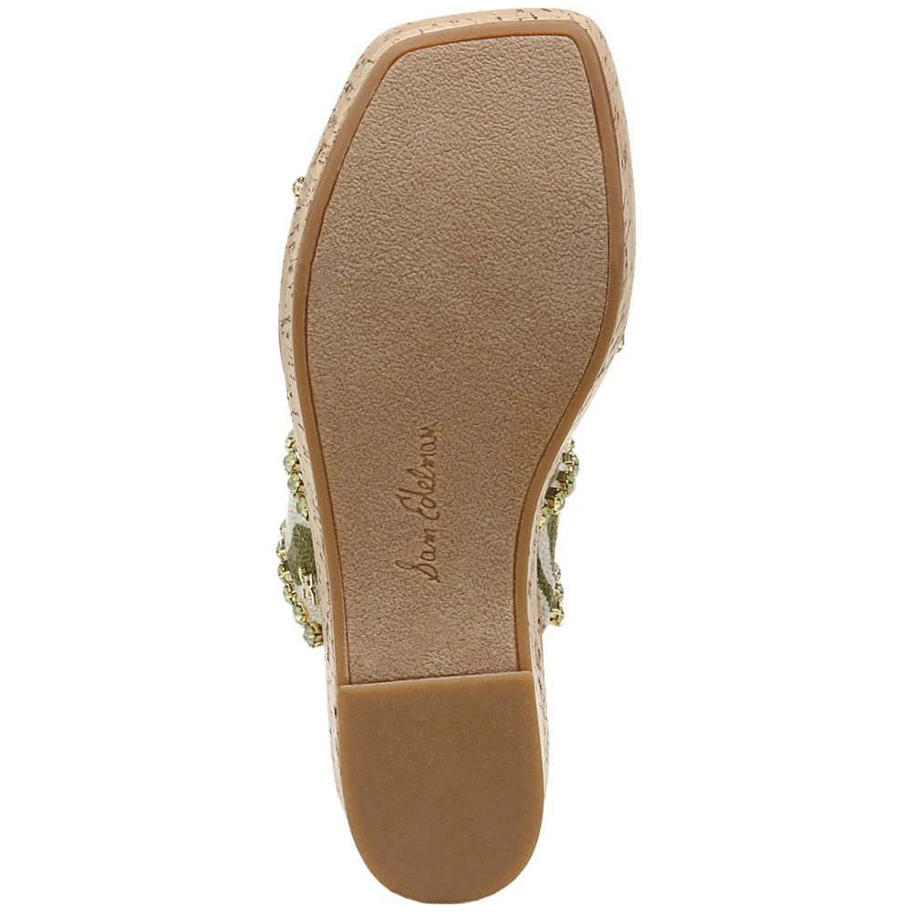 商品Sam Edelman|Women's Angelina Platform Wedge Slide Sandals,价格¥730,第5张图片详细描述