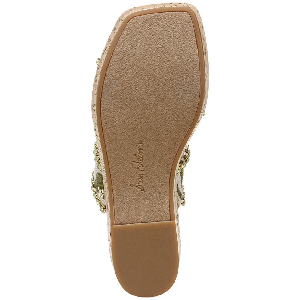 商品Sam Edelman|Women's Angelina Platform Wedge Slide Sandals,价格¥724,第7张图片详细描述
