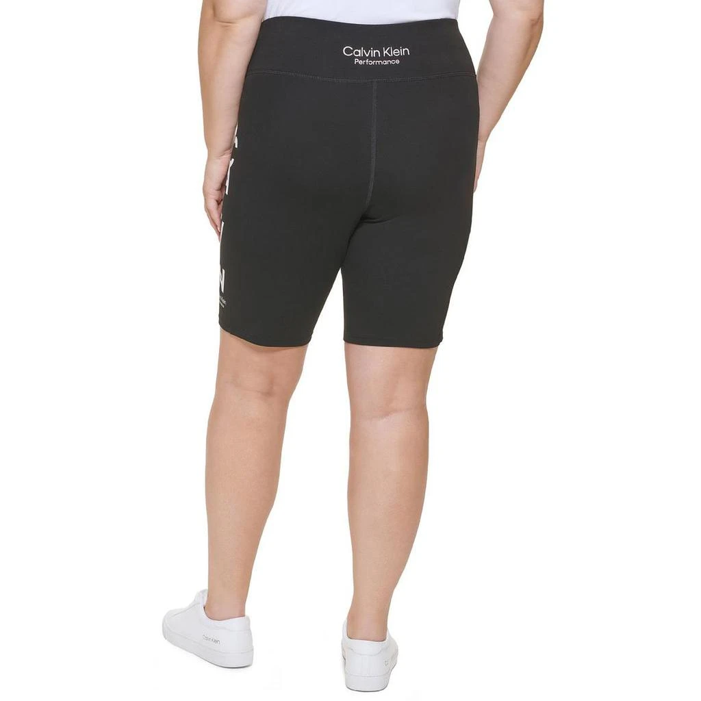 商品Calvin Klein|Calvin Klein Performance Womens Plus Fitness Workout Bike Short,价格¥31,第2张图片详细描述