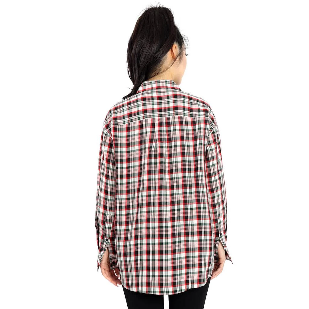 商品Burberry|Burberry Long Sleeve Plaid Shirt, Brand Size 4,价格¥856,第3张图片详细描述