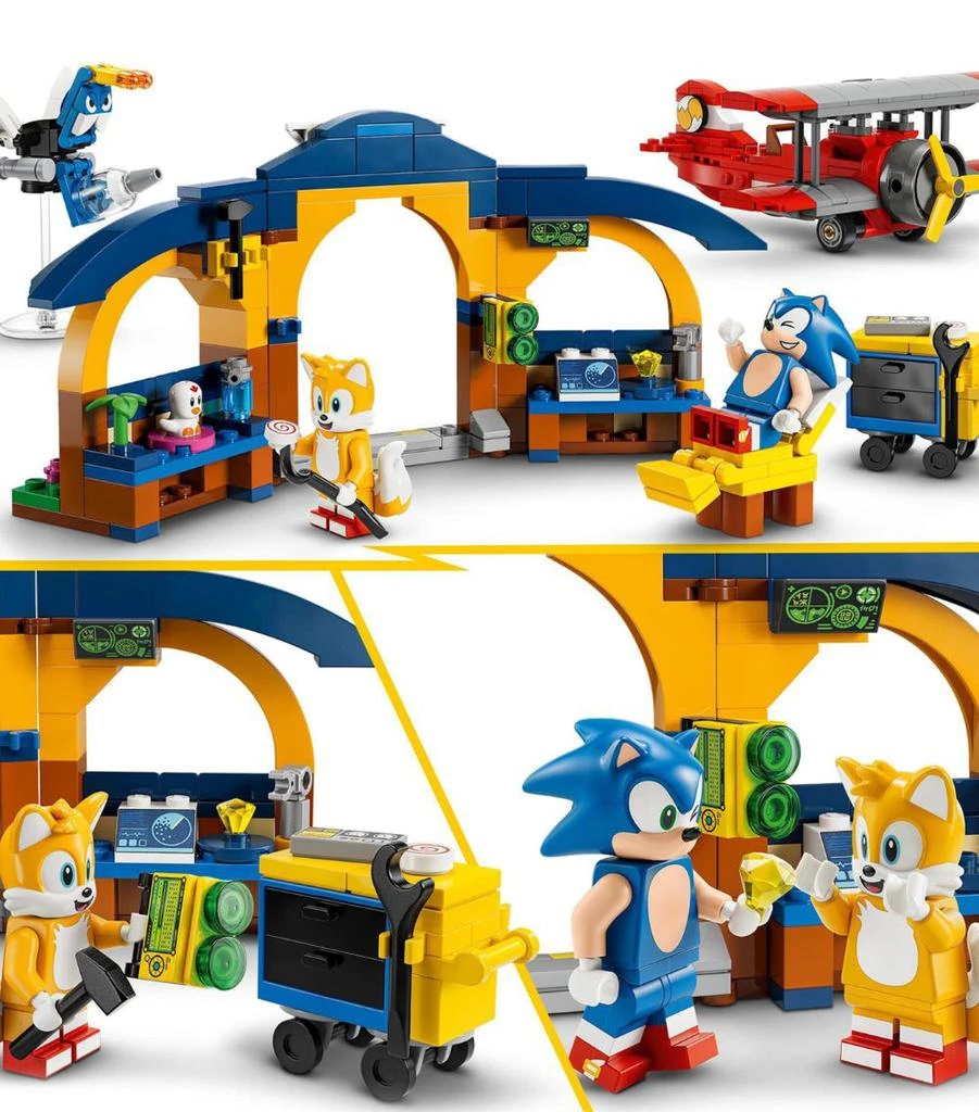 商品LEGO|Tails' Workshop and Tornado Plane 76991,价格¥409,第2张图片详细描述