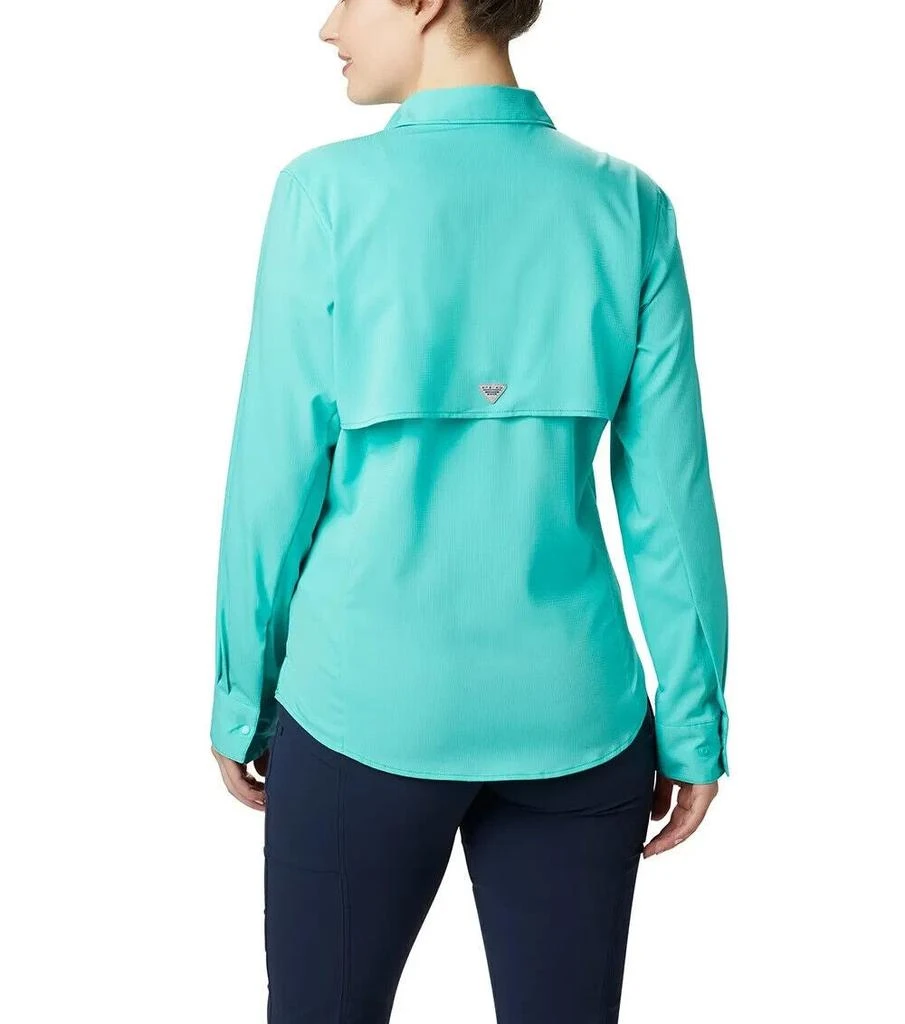 商品Columbia|PFG Tamiami II Shirt Women XS Blue Long Sleeve Comfort Button-Up ERK567,价格¥284,第3张图片详细描述