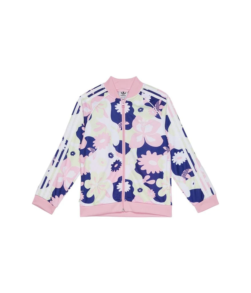 商品Adidas|Flower All Over Print Superstar Top (Little Kids/Big Kids),价格¥236,第1张图片
