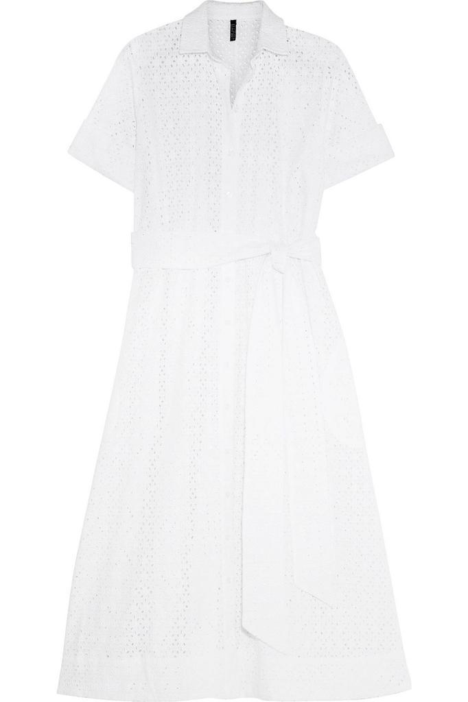 商品LISA MARIE FERNANDEZ|Broderie anglaise cotton shirt dress,价格¥2343,第1张图片