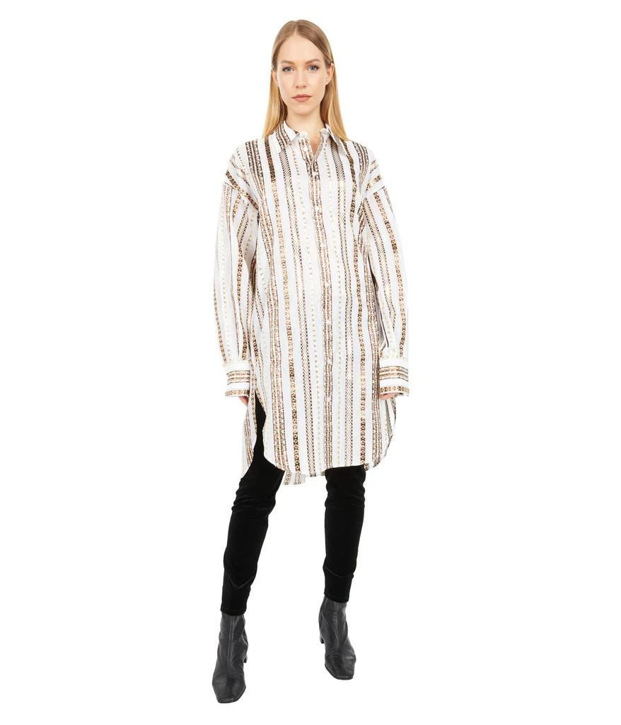 商品Faith Connexion|Fil Coupe Oversize Shirt,价格¥1415,第1张图片