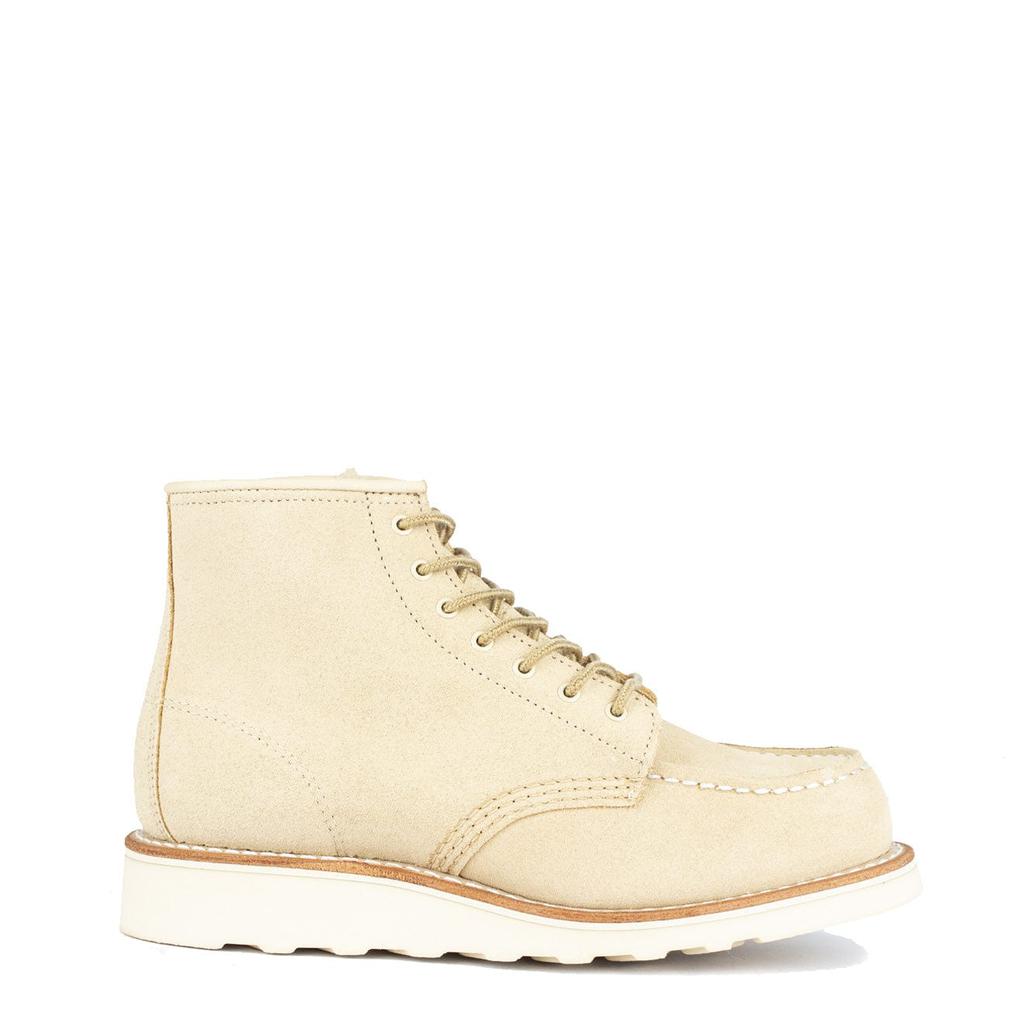 Red Wing Womens 6-Inch Moc Toe Boot Cream Abeline商品第1张图片规格展示