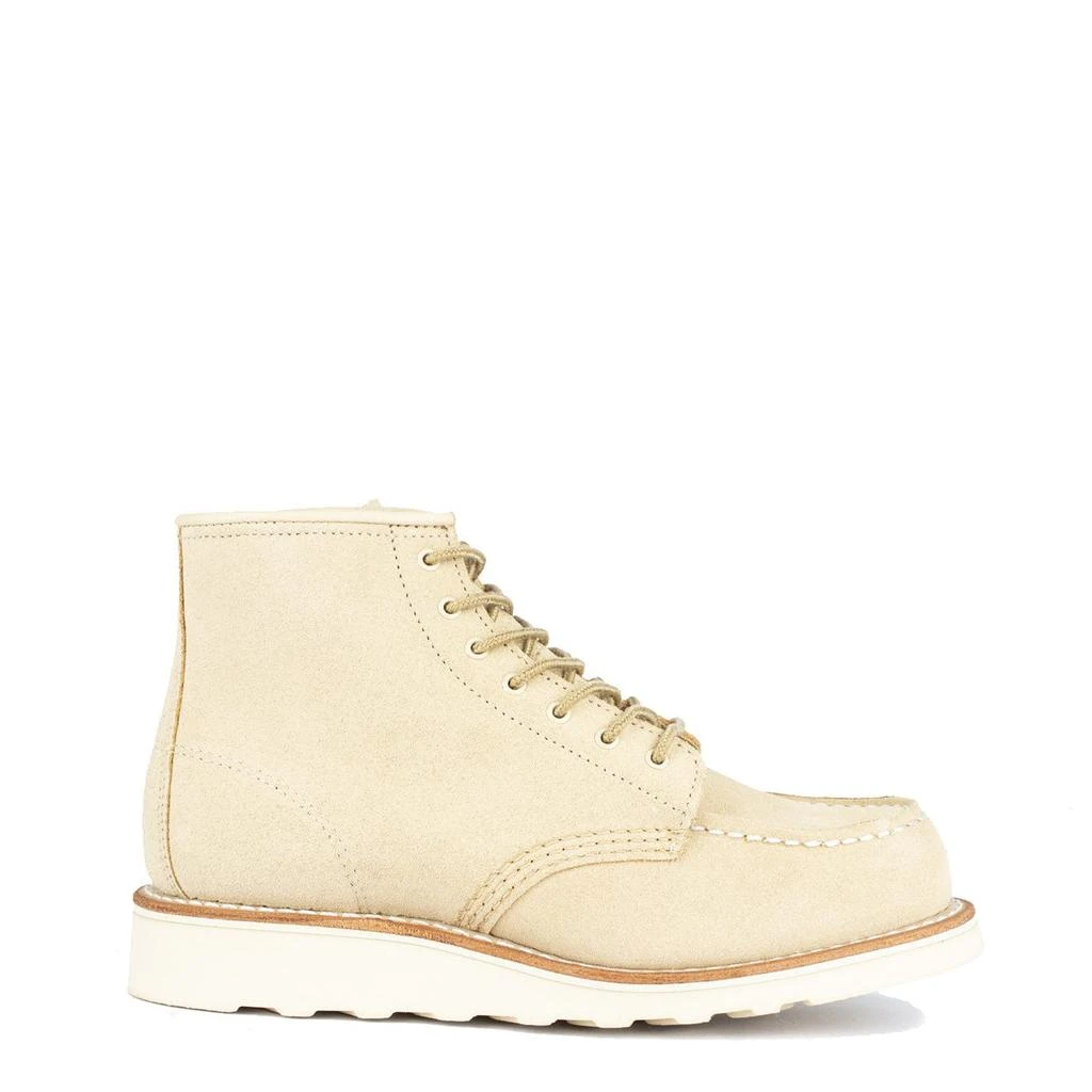 商品Red Wing|Red Wing Womens 6-Inch Moc Toe Boot Cream Abeline,价格¥2561,第1张图片