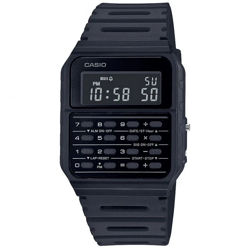 商品Casio|Unisex Casio Collection Retro Calculator Watch CA-53WF-1BEF 卡西欧手表,价格¥312,第1张图片