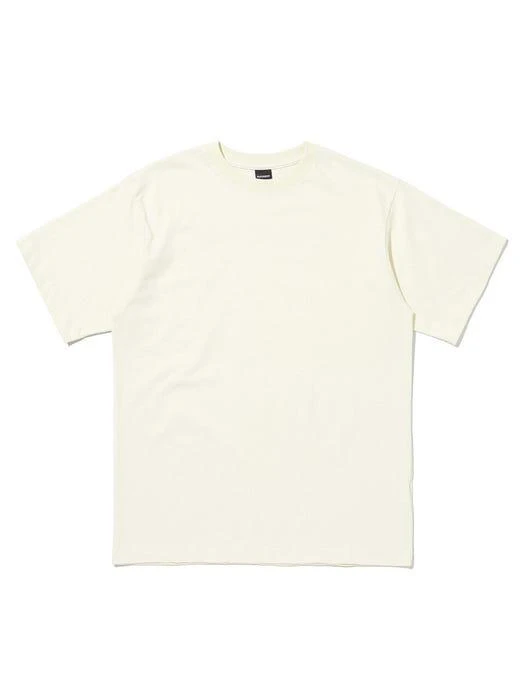 商品PAPERBOY|Basic Essential Chain Short Sleeve T Shirt Cream,价格¥407,第1张图片