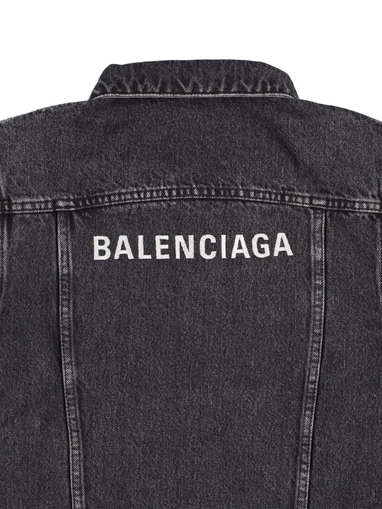 商品Balenciaga|Oversize Cotton Denim Jacket,价格¥6351,第3张图片详细描述