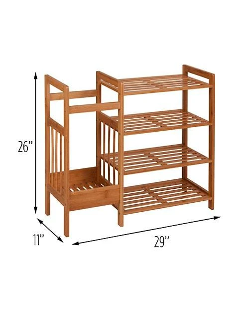 商品Honey Can Do|Bamboo Entryway Organizer,价格¥645,第5张图片详细描述