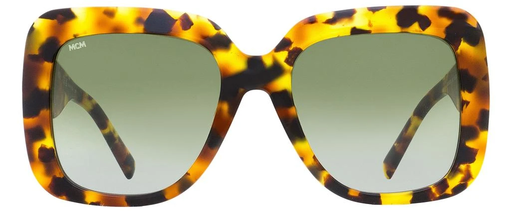 商品MCM|MCM Women's Square Sunglasses MCM730S 240 Tortoise 53mm,价格¥628,第2张图片详细描述