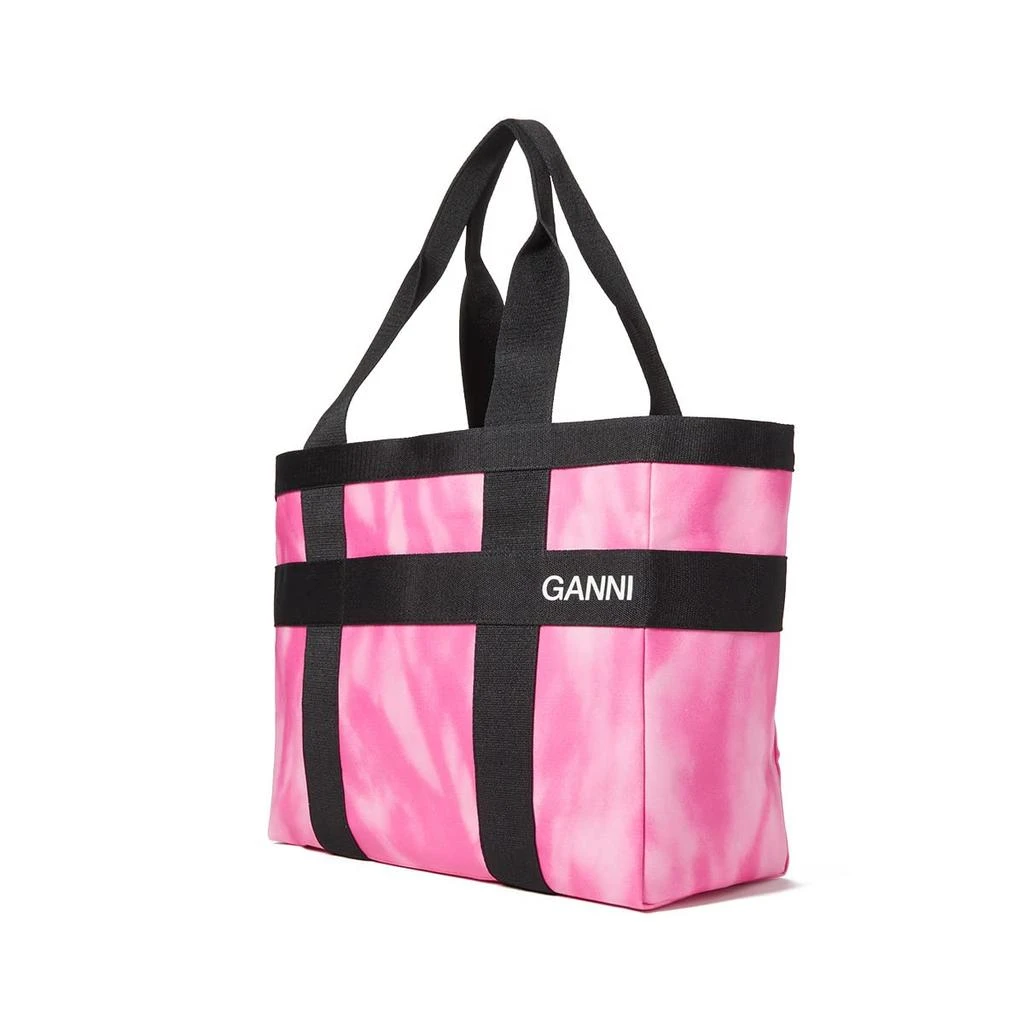 商品Ganni|Coated Canvas Bag,价格¥738,第2张图片详细描述