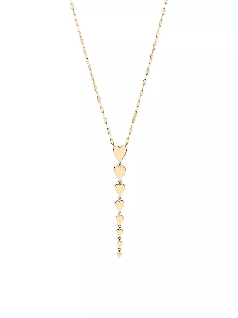 商品LANA|14K Yellow Gold Heart Y Necklace,价格¥6676,第1张图片