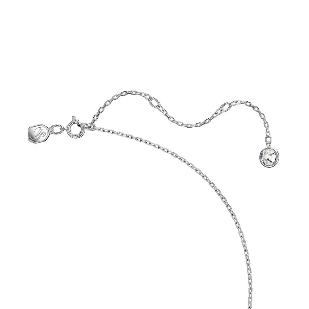 商品Swarovski|Silver-Tone 2-Pc. Set Blue & White Crystal Iconic Swan Pendant Necklace & Matching Stud Earrings,价格¥2109,第3张图片详细描述