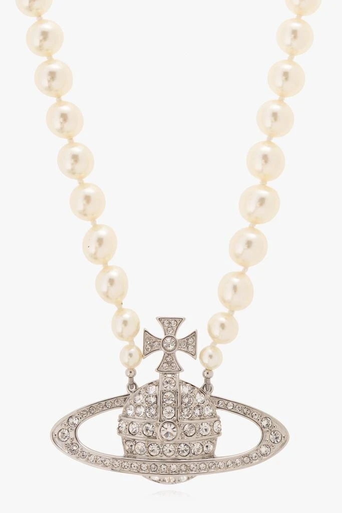 商品Vivienne Westwood|Vivienne Westwood Orb-Charm Embellished Necklace,价格¥1889,第2张图片详细描述