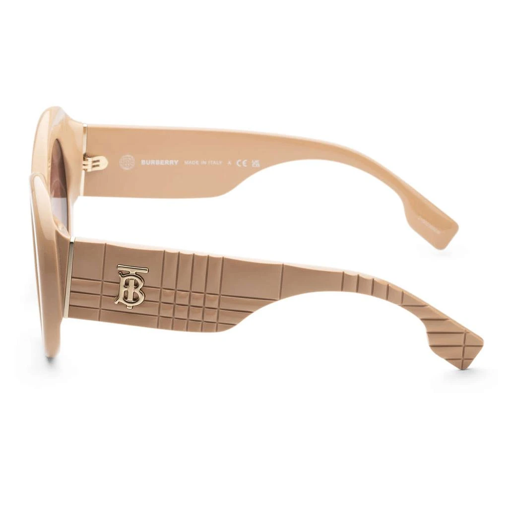 商品Burberry|Burberry Women's Beige Round Sunglasses,价格¥835,第2张图片详细描述