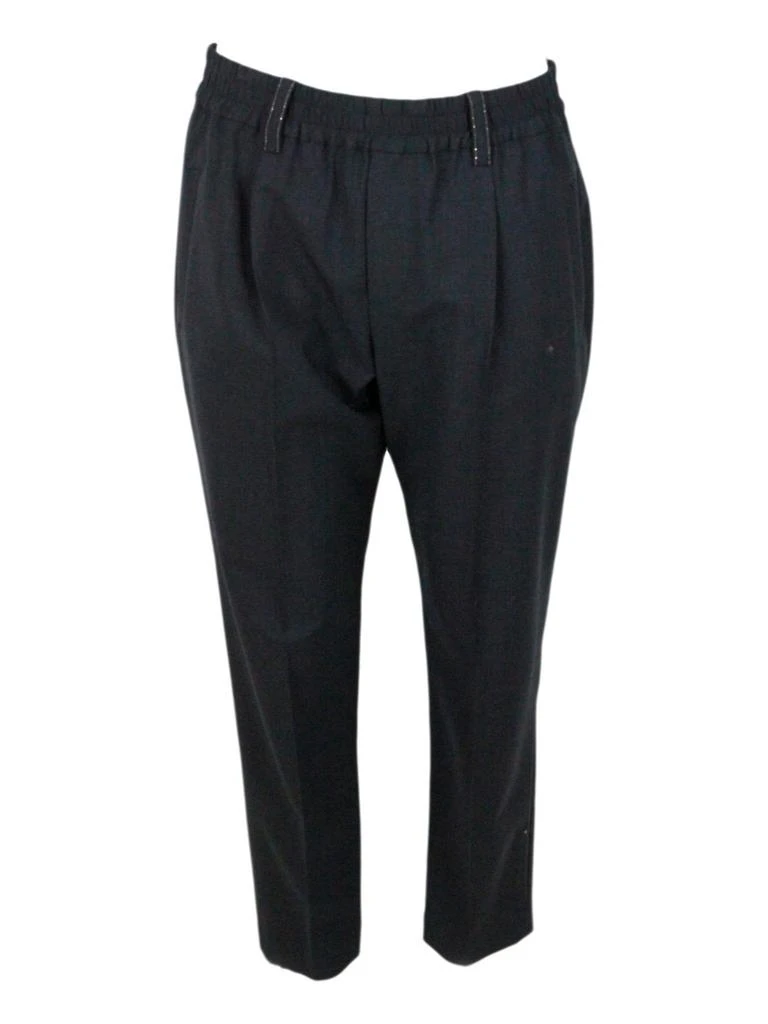 商品Brunello Cucinelli|Brunello Cucinelli High-Waist Tapered Pants,价格¥4817,第1张图片