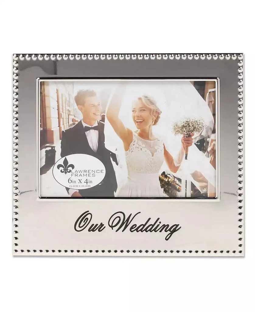 商品Lawrence Frames|Our Wedding Picture Frame - 4" x 6",价格¥178,第1张图片