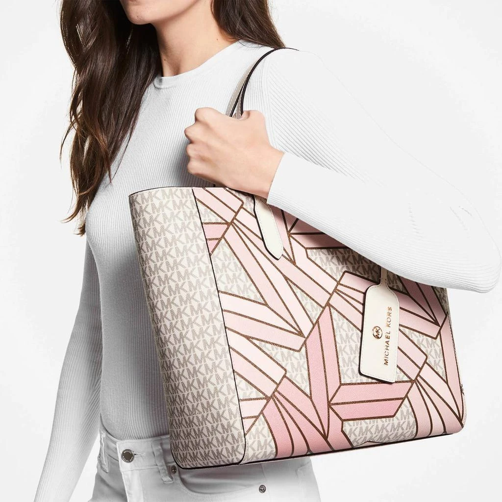 商品Michael Kors|MICHAEL Michael Kors Women's Sinclair Large Tote Bag - Smokey Rose Multi,价格¥1451,第2张图片详细描述