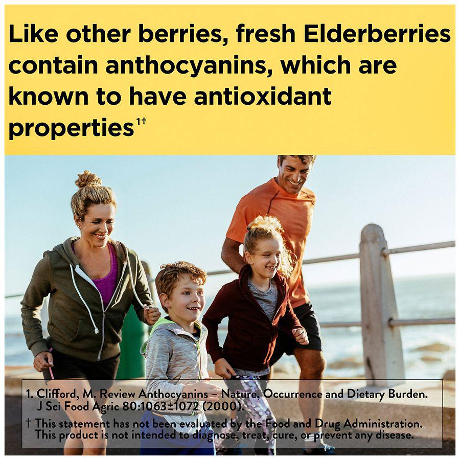 Elderberry with Vitamin C and Zinc Gummies Raspberry商品第2张图片规格展示